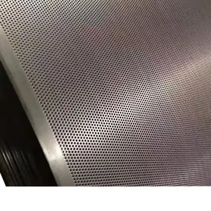Placa de pantalla de malla de alambre de acero inoxidable de metal perforado