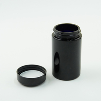 Envases de Vidrio Violeta Oscuro con Protección UV de 50/100/150/200/250/500/1000 ml, Frascos de Vidrio Ultravioleta a Prueba de Rayos UV