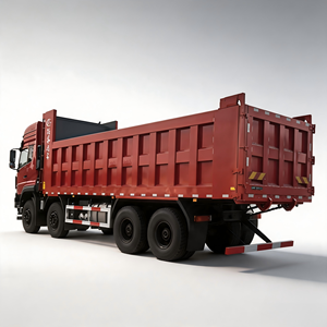 Camion benne basculante 8x4 12 roues pour le transport de boues urbaines et l'élimination des déchets de construction - Product Image 1