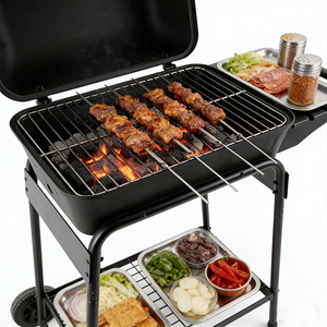 <span class=keywords><strong>Barbecue</strong></span> de table portable robuste sans fumée avec revêtement en poudre pour l'extérieur, idéal pour la maison (OEM/ODM) - Product Image 5