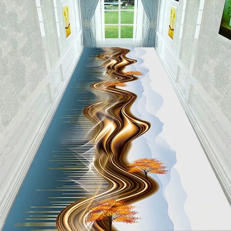 Luxe Decoratieve Muur 3D Gedrukt Office Floor Tapijt Roll