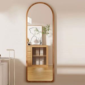 <span class=keywords><strong>Specchio</strong></span> con Cornice in Legno <span class=keywords><strong>a</strong></span> Pavimento, Minimalista e Decorato, Personalizzato in Fabbrica - Product Image 1