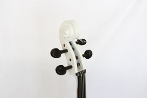 Cello électrique blanc de qualité supérieure avec corps en érable et manche en ébène pour adultes et débutants - Product Image 4