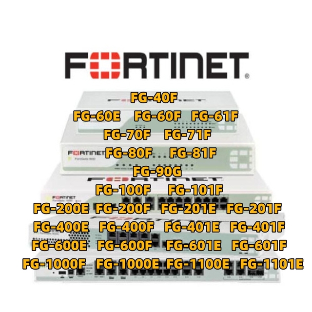 Original New Fortinet Fortigate FG 100F 101F 200E 200F 201E 201F 400E 400F 401E 401F License Firewall