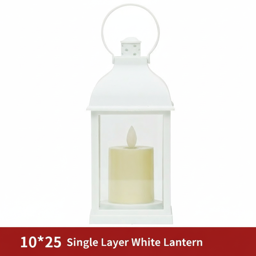 White single-layer wind lamp