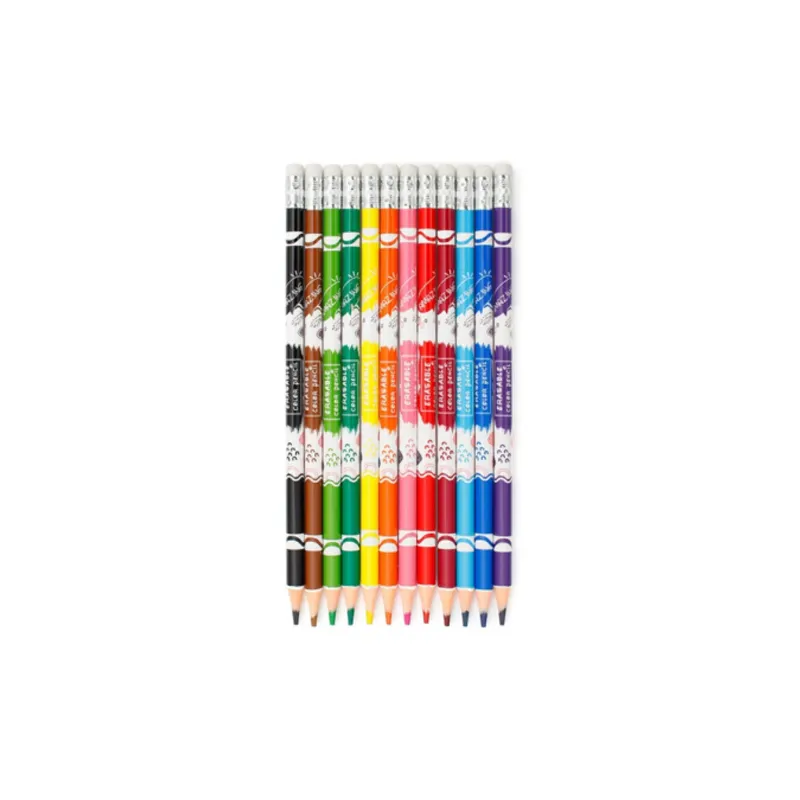 Personalized Custom Student Drawing Plastic Color Pencil