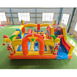 Château <span class=keywords><strong>gonflable</strong></span> commercial Hpfburg à <span class=keywords><strong>prix</strong></span> d'usine avec souffleur, château <span class=keywords><strong>gonflable</strong></span> Clown en PVC avec toboggan - Product Image 1