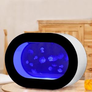 Tanque de medusas profesional tanque de peces de escritorio acuario medusas vivas cría ornamental - Product Image 3