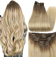 Services OEM ODM – Extensions de cheveux naturels vierges Remy européens doublement étirés, non traités, cuticules alignées, à clipser