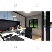 Apple High-End Office Portable 10ft 20ft Apple Home Pod Mobile Apple Cabin Maison préfabriquée