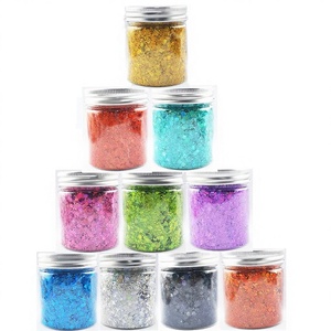 Lentejuelas iridiscentes para decoración <span class=keywords><strong>de</strong></span> uñas, 50g 100g, en botella con tapa <span class=keywords><strong>de</strong></span> aluminio, para maquillaje <span class=keywords><strong>de</strong></span> ojos, cosméticos y resina, transfronterizas - Product Image 1