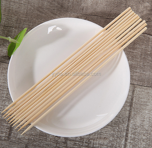 30cm medio ambiente y saludable resistente al calor difícil ronda palos de bambú siempre popular de barbacoa bambú <span class=keywords><strong>pinchos</strong></span> - Product Image 4
