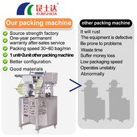 Machine d'emballage horizontale à grande vitesse pâte à crème remplissage automatique miel crème liquide pâte bâton remplissage ensacheuse automatique