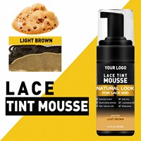 Mousse Teintée et Mousse Fondante pour Perruques Lace Front, Postiches et Toupees