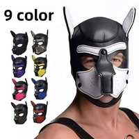Masque en cuir pour cosplay BDSM pour hommes et femmes adultes, jouets sexuels pour jeux de rôle pour adultes
