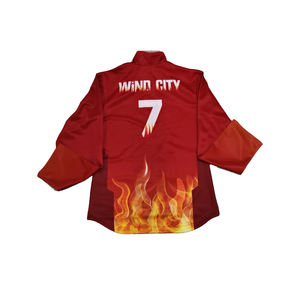 Veste à capuche à manches longues personnalisée avec zip de sublimation de haute qualité - Product Image 6