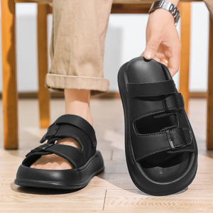 Men'S Outdoor Sandals Bathroom Anti-Slip Thick Soled Cushioned <b>Slippers</b> Men'S Soft Household <b>Slippers</b> - Product Image 5
