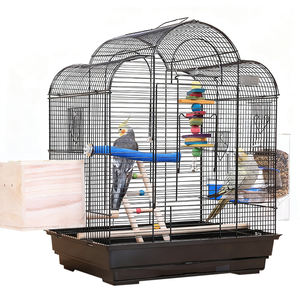 Petite cage à oiseaux pour perruches, perroquets, tourtereaux, perruchons, pinsons, canaris, cage en métal pour perroquets pour la maison, <span class=keywords><strong>cages</strong></span> de reproduction pour perruches - Product Image 1