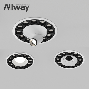 Allway SKD <span class=keywords><strong>2023</strong></span> <span class=keywords><strong>Tendance</strong></span> Moderne <span class=keywords><strong>Plafonnier</strong></span> Réglable Encastré Downlights LED Cadre SKD - Product Image 4
