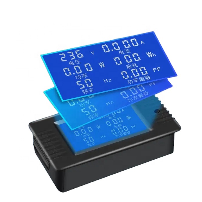 Peacefair PZEM-018/020/022 Новая цена по прейскуранту завода-изготовителя AC цифровой дисплей Многофункциональный монитор контроля потребляемой мощности вольтметр
