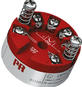 PR Electronics Serie 5000, Protocolo HART de 2 Hilos, 5335D, Temperatura 4-20mA, OEM ODM Personalizable, Precisión del 0.05%, 8-30VDC - Product Image 1