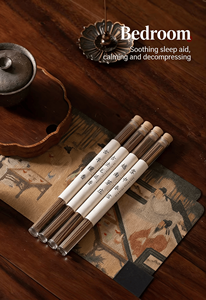 Incienso Peruano de Madera de 10.5cm, Purifica y Elimina Olores, Incienso de Salvia Blanca de California, Varillas de Incienso de Cedro para el Hogar con Caja de Tubo Acrílico - Product Image 5