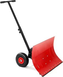 <span class=keywords><strong>Pelle</strong></span> à <span class=keywords><strong>neige</strong></span> en acier avec roues Outil de nettoyage de la chaussée pour le déneigement <span class=keywords><strong>Pelle</strong></span> de camping - Product Image 1