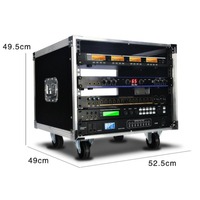 Châssis vide professionnel pour amplificateur audio, mélangeur, rack d'amplificateur de puissance, format 4U, 6U, 8U, 12U, 16U, 18U, 20U, pour scène simple
