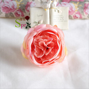 SPR 100 pièces/lot, fleurs artificielles en soie pour mariage, occasion spéciale, roses en <span class=keywords><strong>tissu</strong></span>, fleurs individuelles, tête de fleurs, arrangement de fond mural - Product Image 2