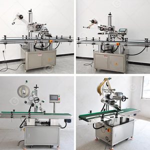 Étiqueteuse alimentaire pour bouteilles carrées, sachets de café, petites boîtes en carton, sachets stand-up à un côté, machine à étiqueter les sachets - Product Image 2