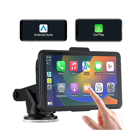 7'' Screen Portable Car MP5 Mirrorlink BT CarPlay&Android Auto TF Card Play Reversing Video Car Player