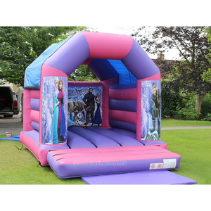 Thương Mại Lớp Trẻ Em Đông Lạnh Nhảy Lâu Đài Với Mái Nhà Làm Bằng Chì Miễn Phí Pvc Tarpaulin Từ Trung Quốc Nhà Máy - Product Image 1