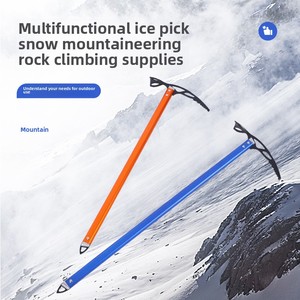 <span class=keywords><strong>Piccozza</strong></span> <span class=keywords><strong>da</strong></span> Ghiaccio Multifunzionale per Escursionismo, Alpinismo e Attrezzatura <span class=keywords><strong>da</strong></span> Avventura, <span class=keywords><strong>Piccozza</strong></span> per Alpinismo su Neve e Roccia per Sport all'Aperto - Product Image 1