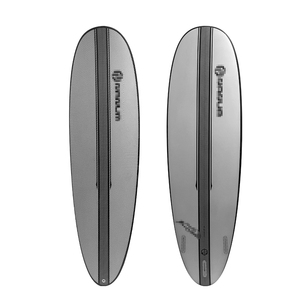 Planche de surf en résine époxy de fibre de verre avec aileron, planche de surf longue pour le surf, planche de surf rigide, longboard - Product Image 1
