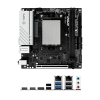 NOUVEAU Kit Carte Mère ITX avec Processeur AMD Ryzen R7-8845HS Intégré, 8 Cœurs et 16 Threads, DDR5, pour Ordinateur de Jeu et de Bureau