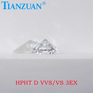 HPHT Lab Grown Diamond Piedra suelta 0.5ct-1.5ct D Color VVS1 VS1 Claridad 3EX Corte Forma redonda Certificado por <span class=keywords><strong>GEMID</strong></span> - Product Image 5