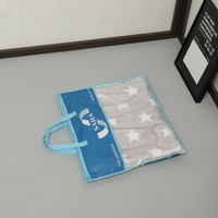 Sacs de rangement refermables en PVC, imperméables, anti-poussière, recyclables pour draps, couvertures, édredons, oreillers, chaussures, impression personnalisée
