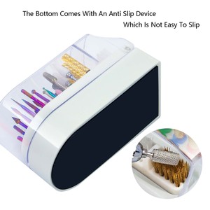 Expositor y Caja de Almacenamiento para Esmaltes de Uñas, Organizador de Cabezales de Pulido para Brocas, Estuche de Almacenamiento para Herramientas de Uñas - Product Image 4