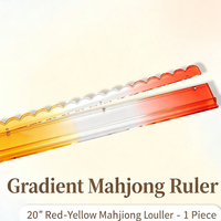En stock : Règle de Mahjong en acrylique dégradé, support magnétique ondulé pour Mahjong, deux couleurs au choix, pour les soirées de Mahjong et les loisirs à domicile