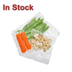 In Stock and Custom Embossed Textured Co-extrusion Plastic Food Storage Sous Vide Safe Vacuum Sealer Food Saver Vacuum Bags