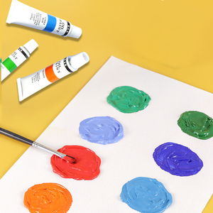 <span class=keywords><strong>Peinture</strong></span> <span class=keywords><strong>à</strong></span> <span class=keywords><strong>l</strong></span>'<span class=keywords><strong>Huile</strong></span> d'Art Professionnelle Premium, Non Toxique, Tube en Aluminium, 24 ou 48 Couleurs, 12 ou 18 ml, pour Artistes, Enfants et Adultes - Product Image 5