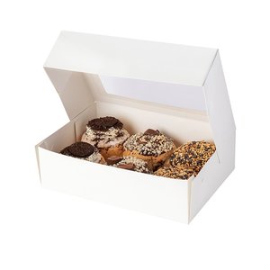 Cajas para Donuts Reciclables de Grado Alimenticio, Plegables, con Relieve y Laminado Mate, Colores/Tamaños Personalizados, para <span class=keywords><strong>Sushi</strong></span> y Azúcar - Product Image 1