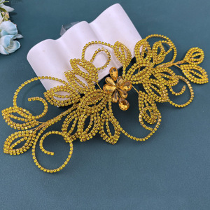 <span class=keywords><strong>Serre</strong></span>-tête de <span class=keywords><strong>mariée</strong></span> fait main en cristal et strass en forme de feuille, diadème de mariage pour la <span class=keywords><strong>mariée</strong></span> - Product Image 6