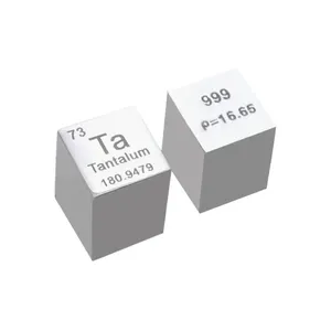 Yeemeida Tantalum <span class=keywords><strong>Ta</strong></span> Metal Kubus 10mm 99,95% Murni 16,6g Model <span class=keywords><strong>Ta</strong></span>-2 untuk Koleksi Unsur - Product Image 1