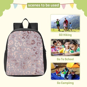 Leopard Print Customs logo Design <b>Cheap</b> Competitive Price Fashion Simple Style Large Size Zipper Unisex Backpack - Product Image 3