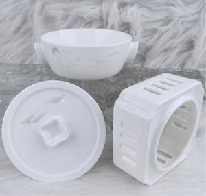 Vajilla de Porcelana China con Esmalte Agrietado, Juego de Vajilla de Cerámica Oriental, Platos y Tazones - Product Image 1