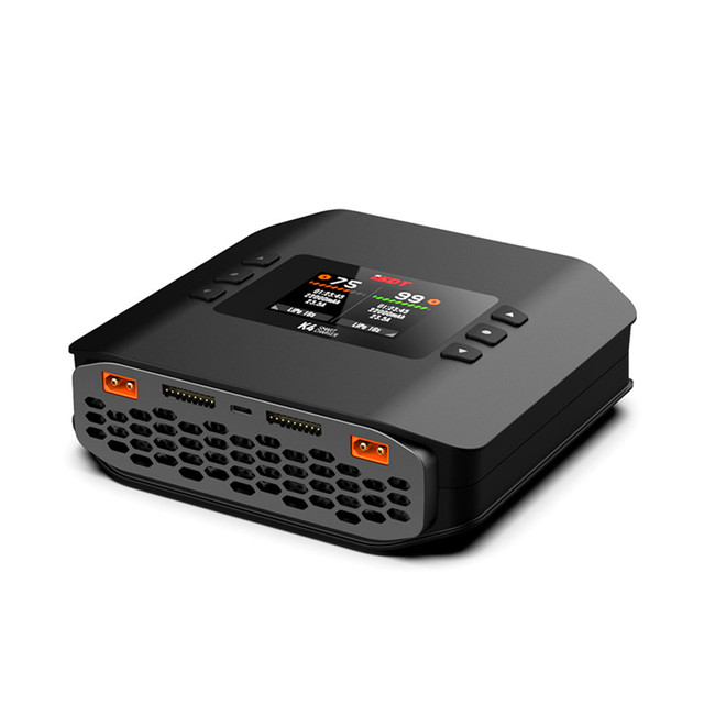 K4 AC 400W / 600W 45A Smart Dual Channel battery Charger for 1~8S LiFe LiIon UAV RC battery