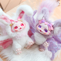 Dumia 17cm Lol Animal Movable Pond Plush Doll with Skeleton for Girls