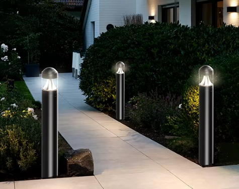 Wholesale Modern Aluminum Wall Lamp Light for Garden Pathway IP65 Waterproof AC Powered Motion Sensor Outdoor LED