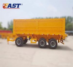 Remolque <span class=keywords><strong>de</strong></span> acero <span class=keywords><strong>de</strong></span> 3 ejes del Este, valla alta, camión, 20T, 30T, para <span class=keywords><strong>transporte</strong></span> <span class=keywords><strong>de</strong></span> carga a granel agrícola, remolque completo - Product Image 2